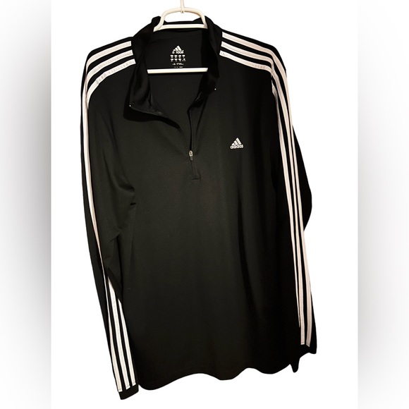 adidas Other - ADIDAS Black White Basketball Performance Training Jacket